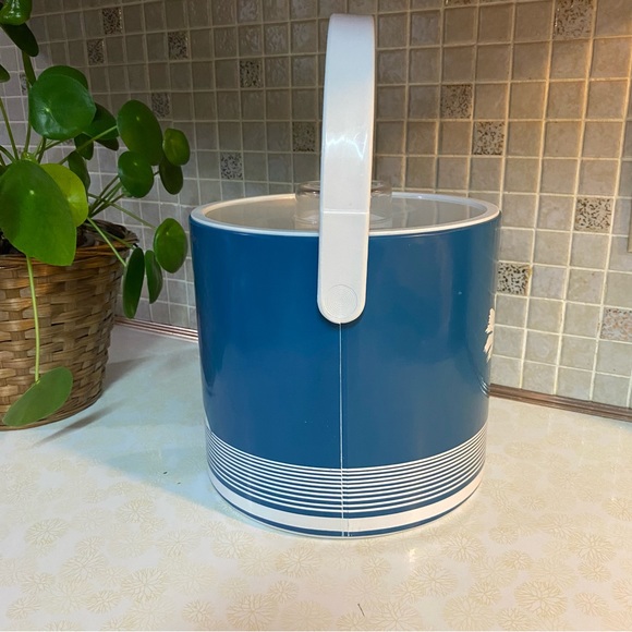 Vintage Ice Bucket , tiki costal , beach vibes - Picture 4 of 9